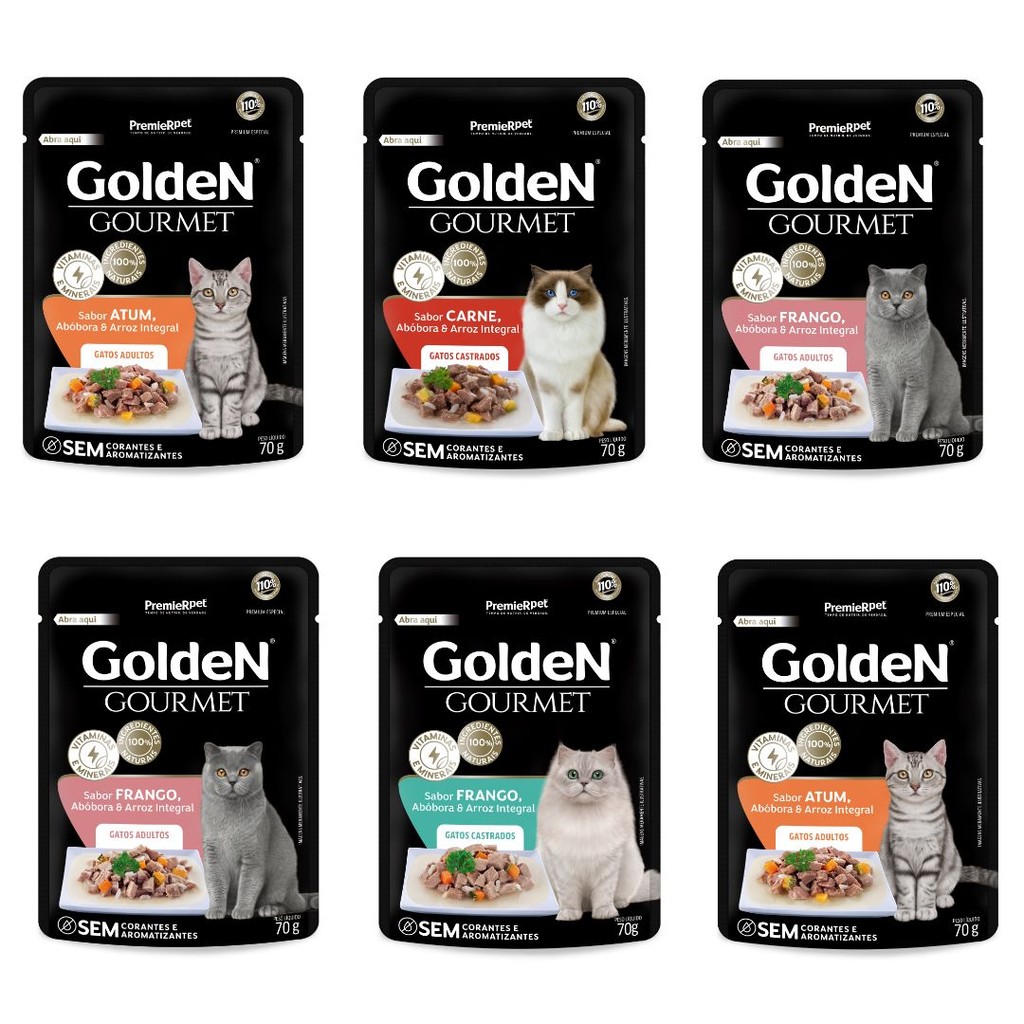 Sachê Golden ou Gran Plus Sabores Variados