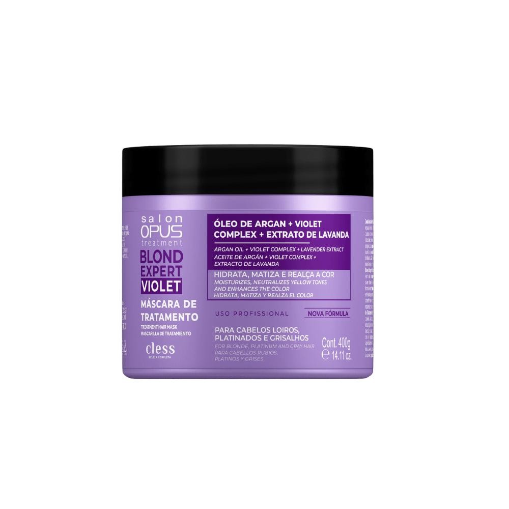 Máscara de Tratamento  Blond Expert Violet Salon Opus 400g Máscara de Tratamento Blond Expert Violet Salon Opus 400g em Oferta na Shopee