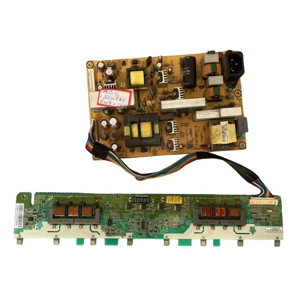 Placa Fonte + Inverter Tv Aoc L32w831 I315b1-16a