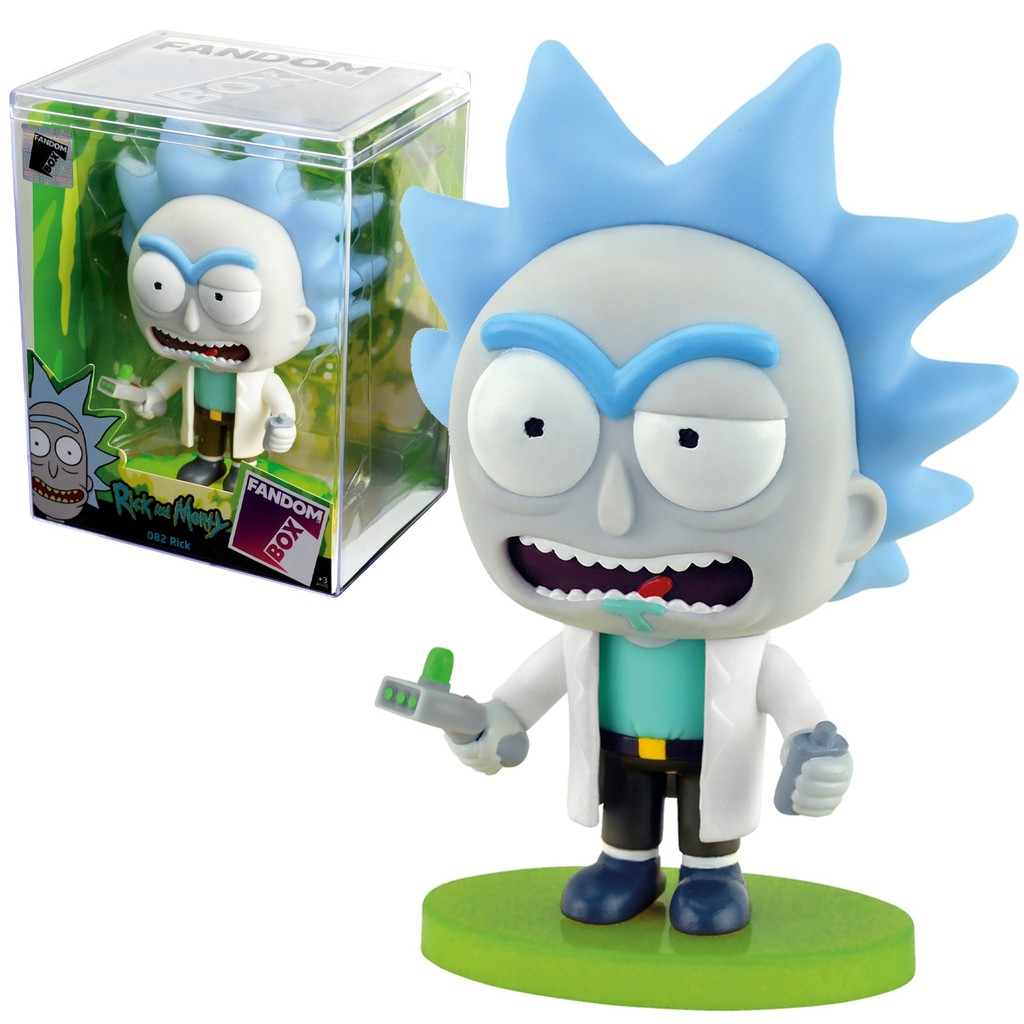 Fandom Box Boneco Rick Action Figure Rick And Morty 082 Colecionável - Líder Brinquedos