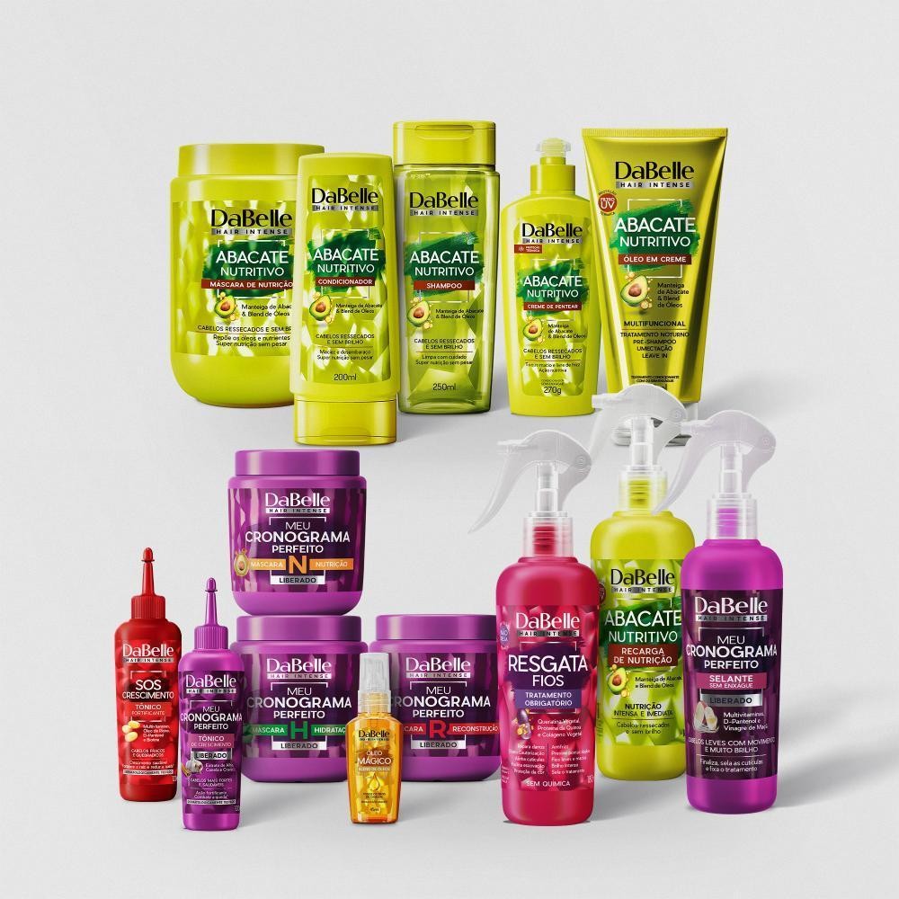 Super Kit DaBelle Abacate Nutritivo (14 produtos)