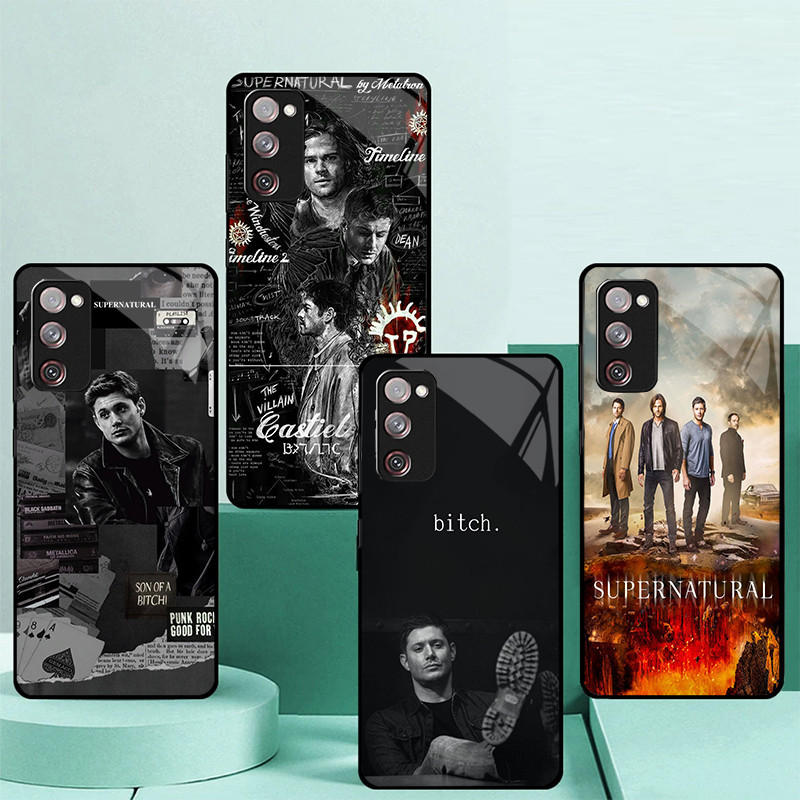 Sobrenatural Jensen Ackles Dean Winchest 03 Capa De Telefone De Vidro Temperado Para Samsung Galaxy S24 Ultra S23 Fe S22