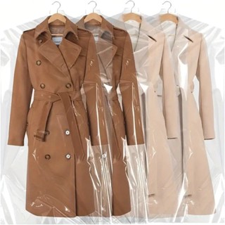 Kit Capa Sacos Protetor Para Roupas Lavanderia Brechó Vestidos Blusas Camisas Transparente em Oferta na Shopee