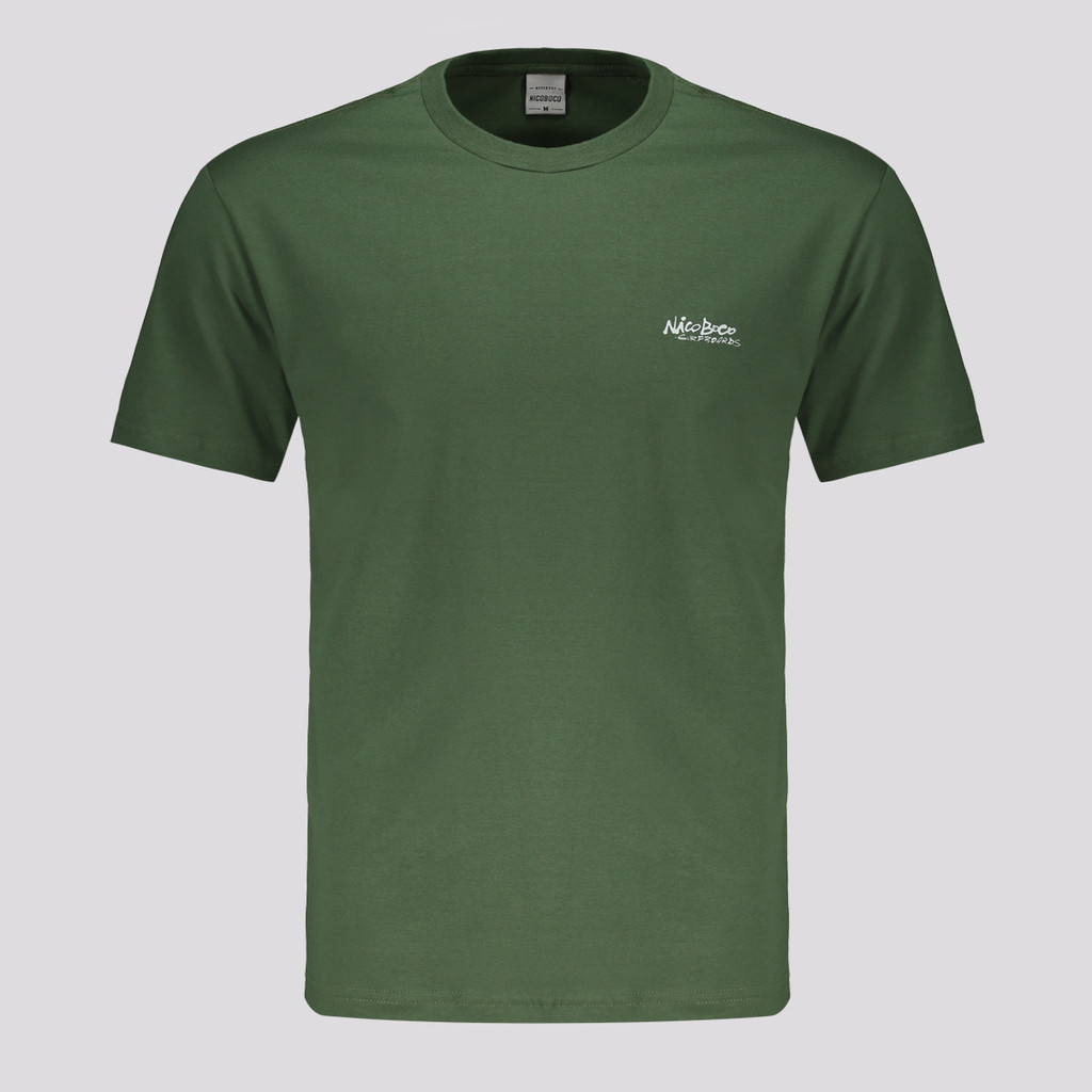 Camiseta Nicoboco Lexi Verde Musgo - Men Clothes
