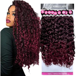 Cabelo Bio Orgânica vegetal Cacheado 60cm 300g