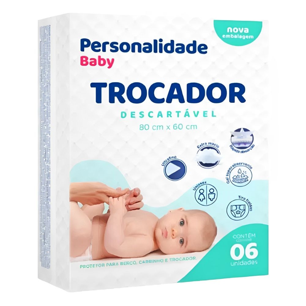 Trocador Descartável Lençol Absorvente Personalidade Com 6