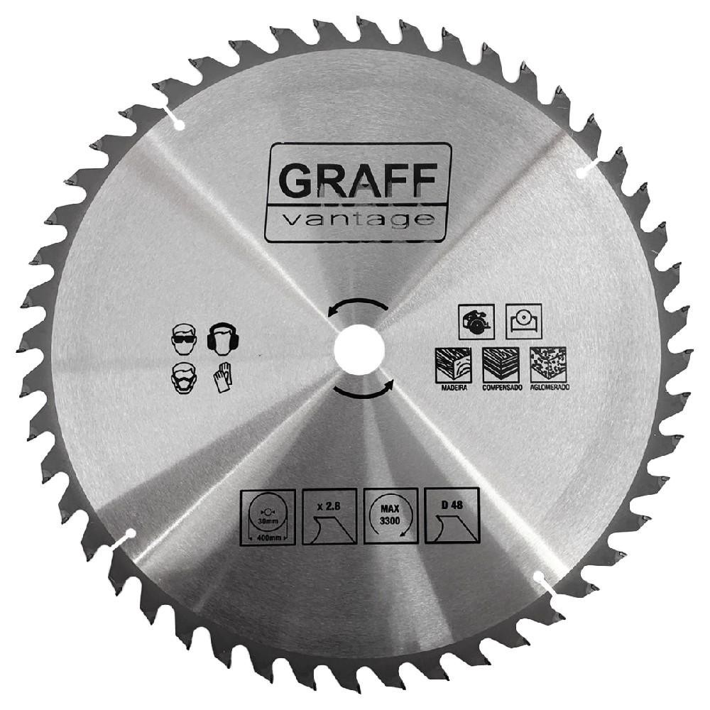 Serra Circular C/ Pastilha de Metal Duro P/ Madeira 16''48D (579,0025) - Graff Vantage