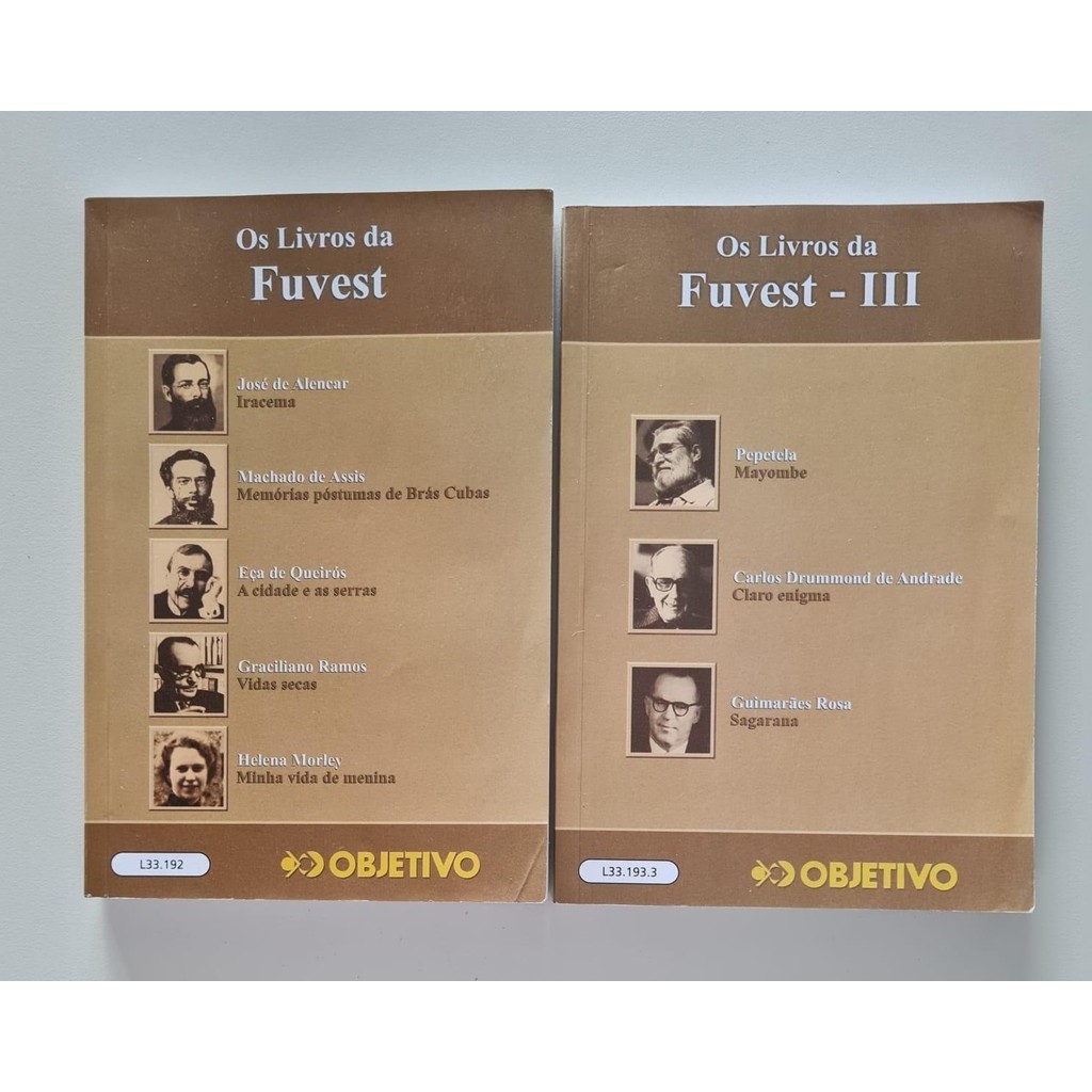 LIVRO, COLEÇÃO OBJETIVO, 1OS LIVROS DA FUVEST, 2 OS LIVROS DA FUVST III