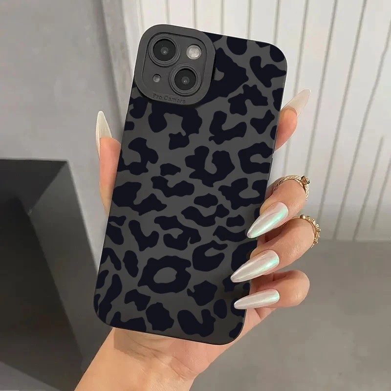 Capa De Telefone Com Padrão De Leopardo Encantador Para Samsung Galaxy A54 A05 A05S A14 A34 A13 A23 A33 A53 A73 A32 A52 