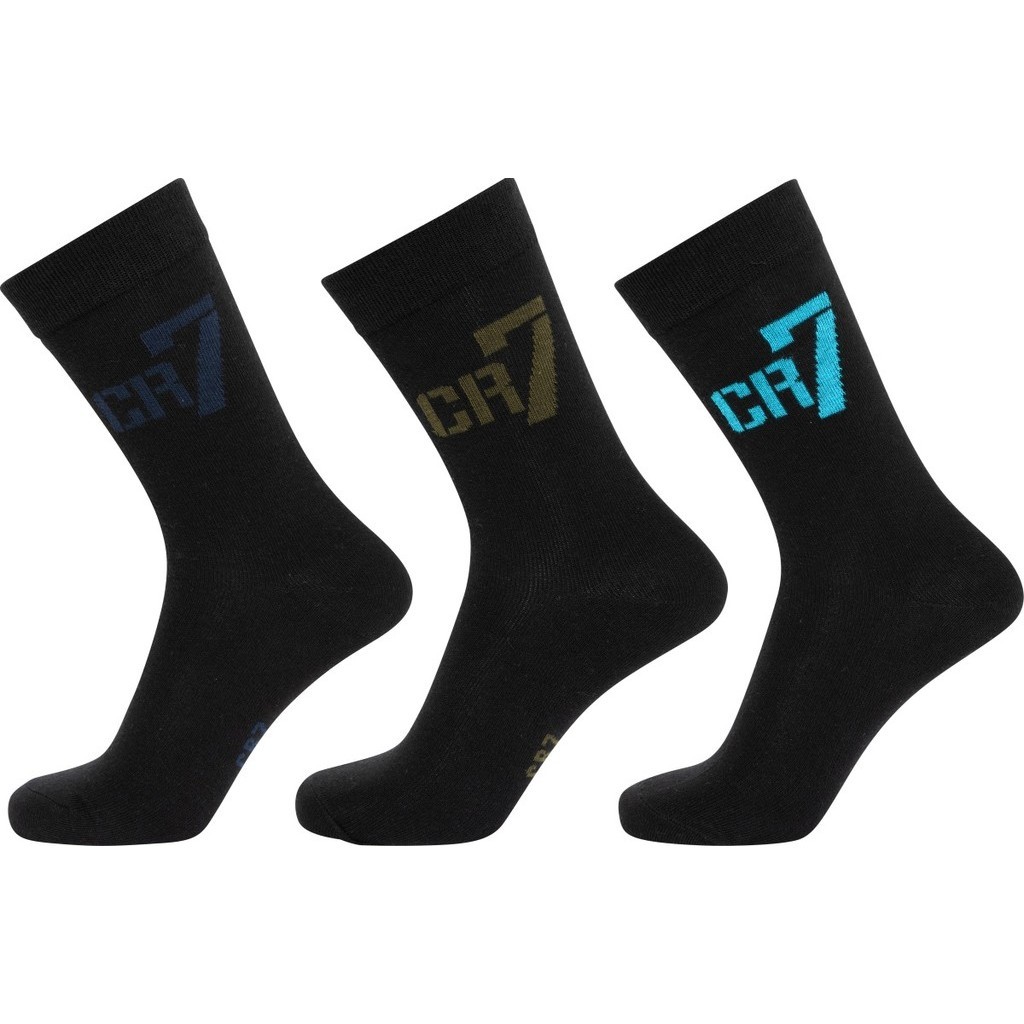 Kit de Meias CR7 Cotton Stretch com 3 Pares - Men Clothes
