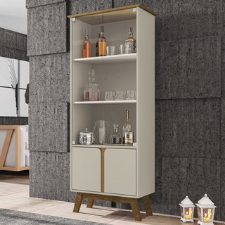 Cristaleira Madri 4 Portas - Móveis Bechara em Oferta na Shopee