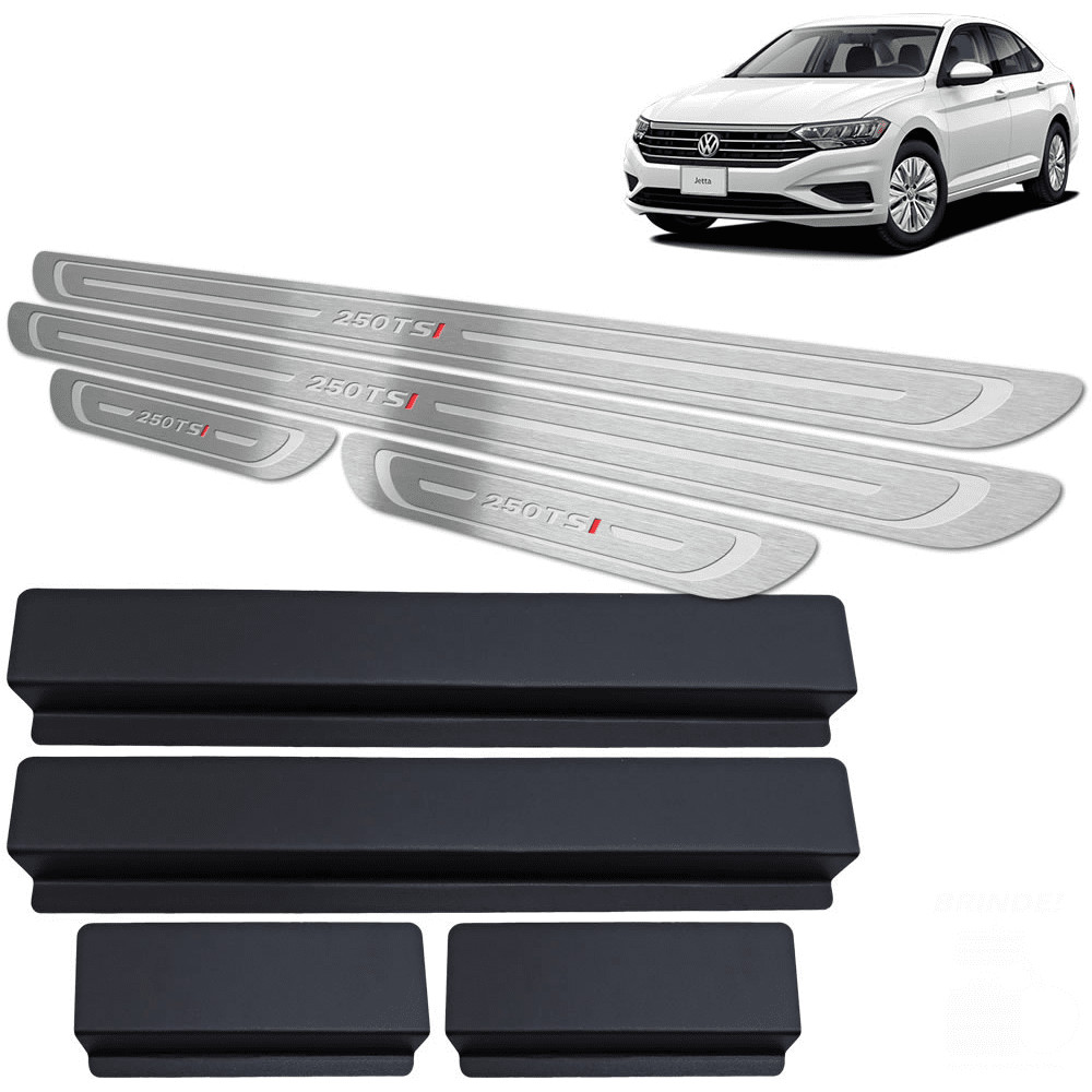 Soleira de Porta Jetta 250 TSI 2019/.. - Aço Inox em Oferta na Shopee