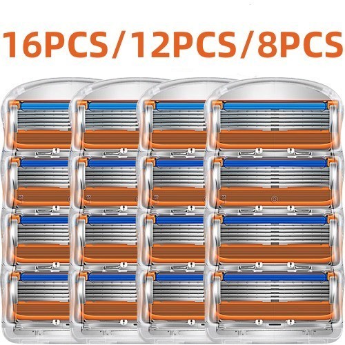 16Pcs Lâminas De Barbear De Substituição Para fusion 5, Lâmina de barbear Para Homens