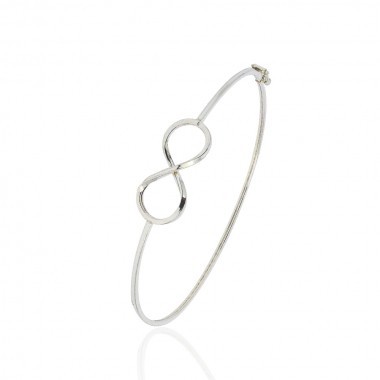 Bracelete prata 925 infinito moda feminina em Oferta na Shopee
