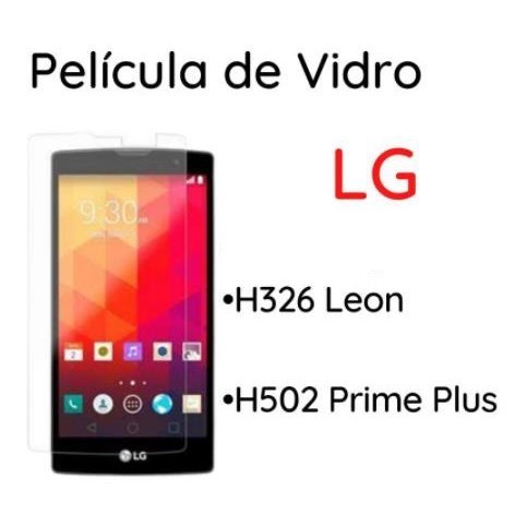 Película de vidro temperado protetora LG Leon ( H326 ) / Prime Plus ( H502 ) 2.5D 0.33mm Glass 9H