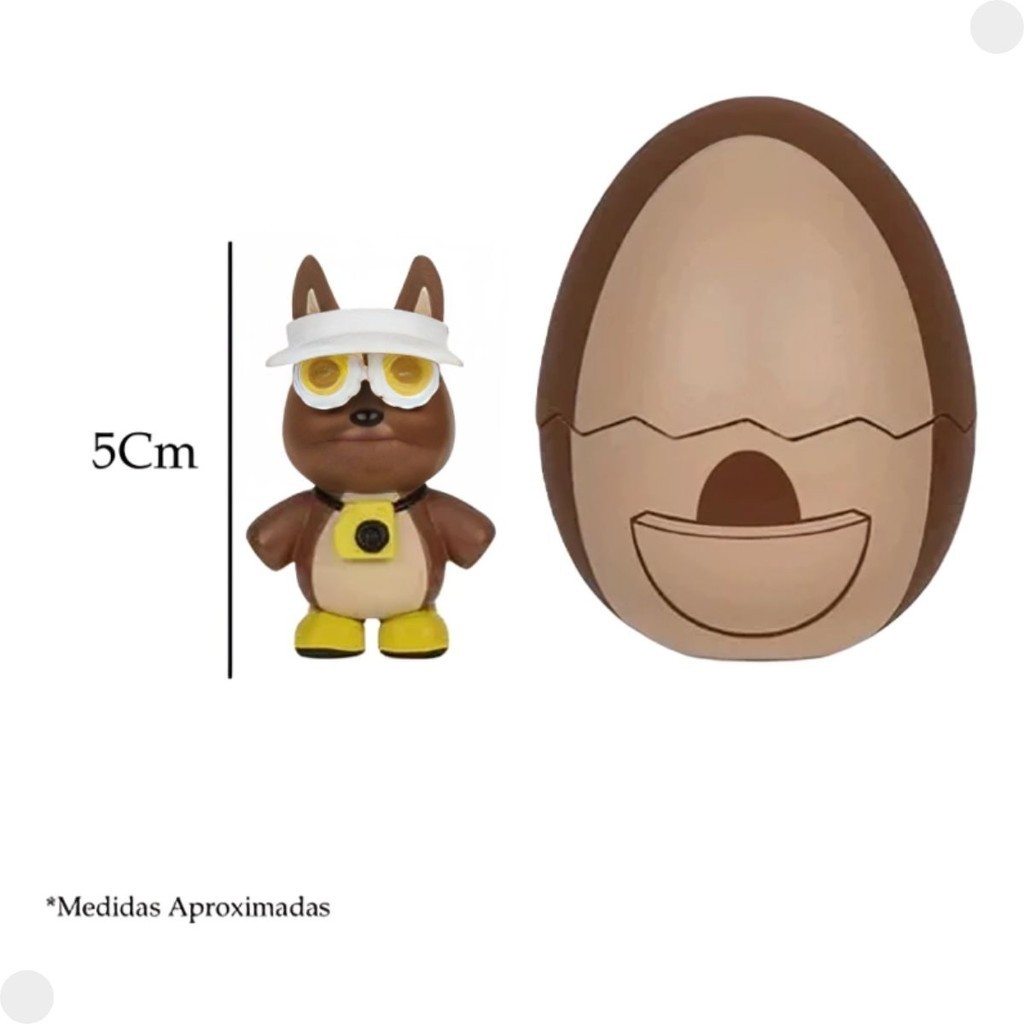 Detalhes do Ovo Surpresa Com Boneco Pet De 5cm Sortido 003863 - Sunny