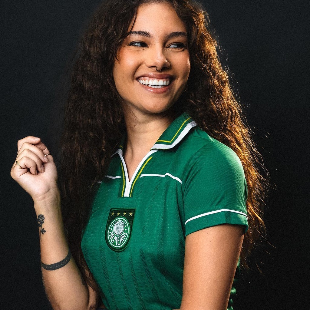 Camisa Palmeiras Retrô 1999 Libertadores Verde Feminina Oficial em Oferta na Shopee