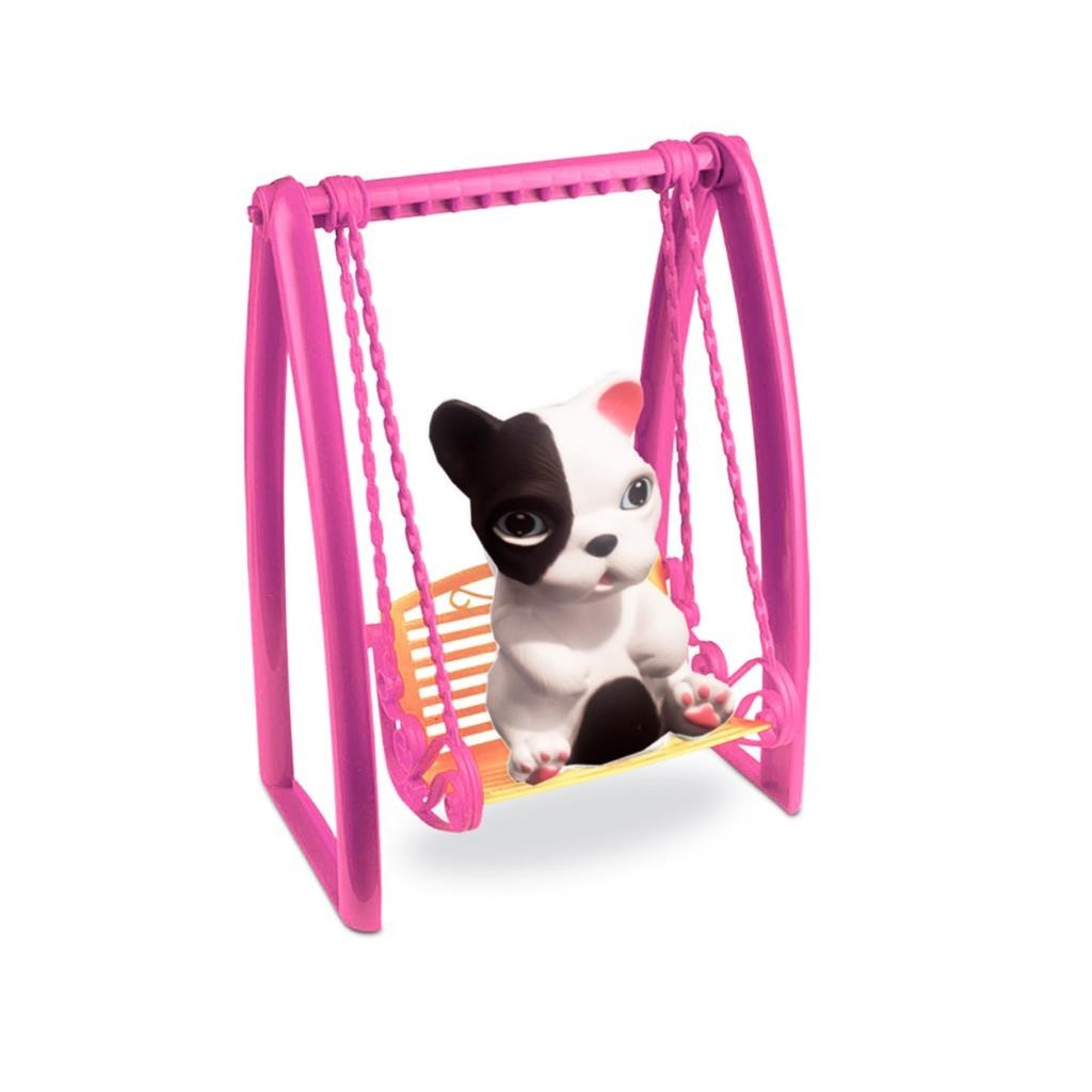 Brinquedo My Beautiful Pet Balancinho Milk Branco e Preto