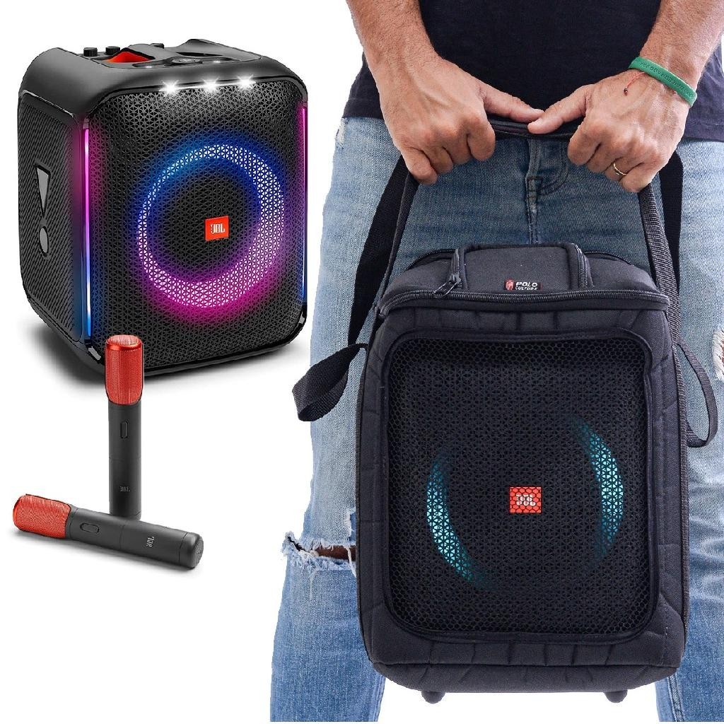 Case Bolsa Bag P/ Jbl Partybox Encore C/ Bolso P/ Microfones