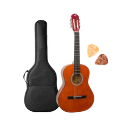 Violão 3/4 Infantil Nylon Giannini Start N-6 N Natural Brilhante Destro Criança de 7 a 12 anos + capa