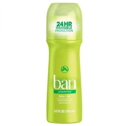 BAN DESODORANTE ROLL-ON SEM PERFUME COM 103ML