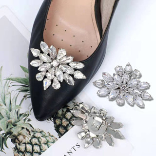 1Pcs Rhinestone Shoe - Clips Charms DIY Detachable - High Heel Shoes Accessories em Oferta na Shopee