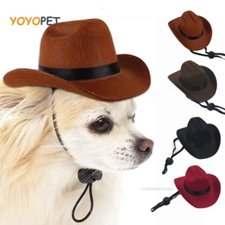 2025 Novo Chapéu De Cowboy Para Cães E Gatos , Chapéus Ao Ar Livre , Bonés Ajustáveis , Moda Pequenos Médios , Acessório em Oferta na Shopee