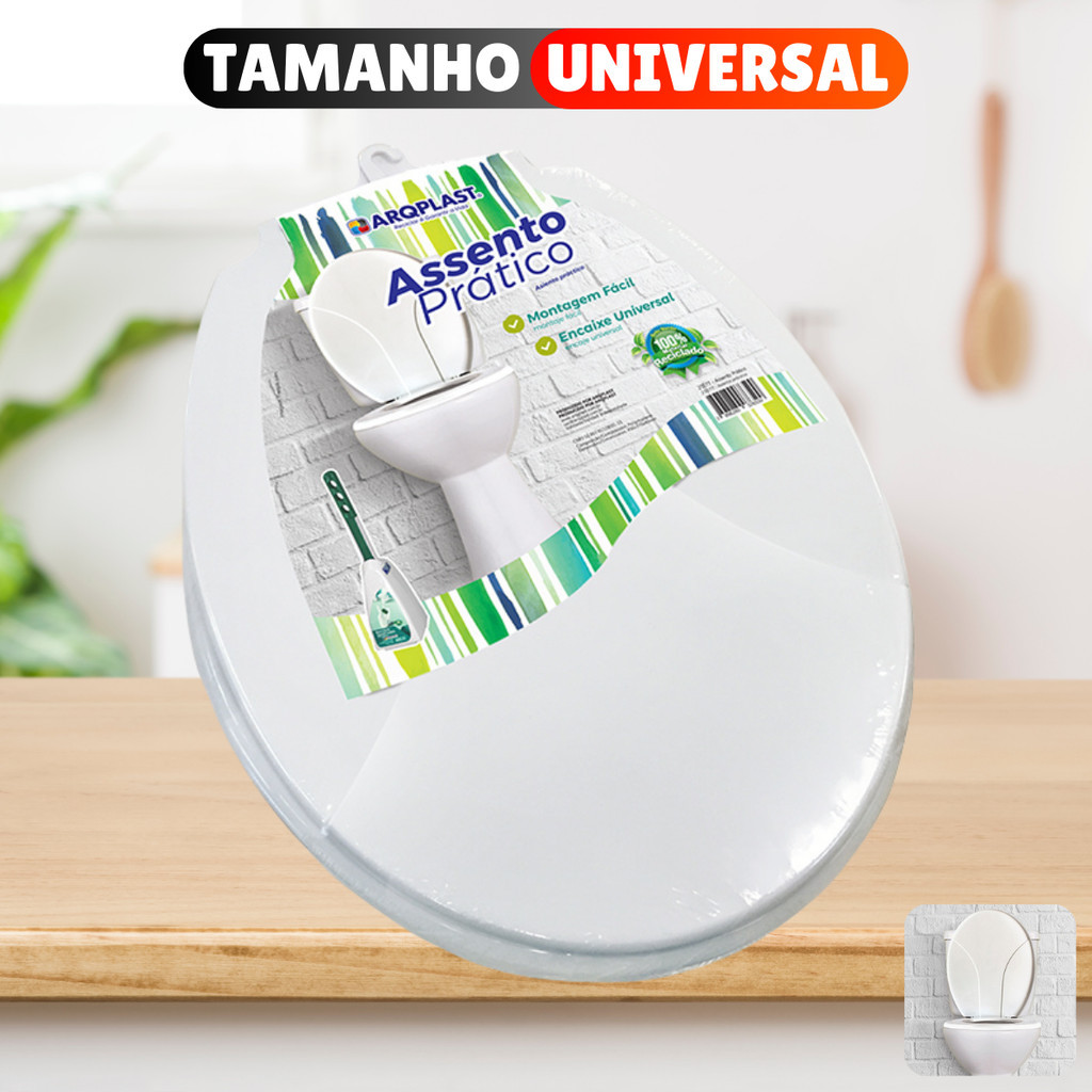 Assento Sanitário Tampa Vaso Oval Universal Privada