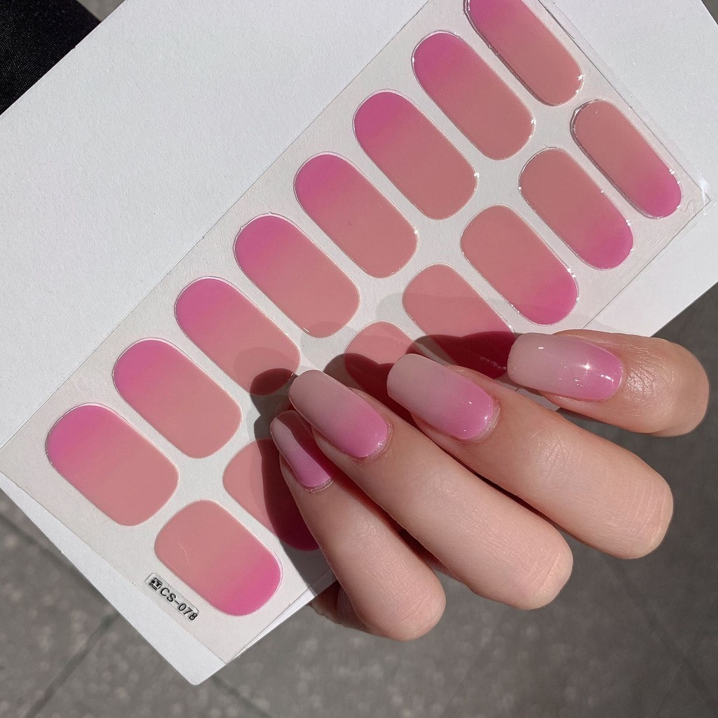 Produtos De Unhas De Bricolagem Autocolantes Design Autocolante Puro Cor Wraps Manicure Decalque Tiras De Conjunto De Ac
