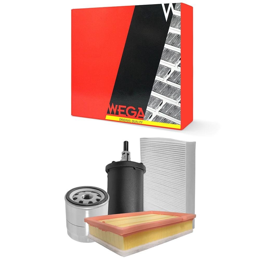 Kit Troca de Filtros Cobalt Onix Prisma Flex Wega WKL180 em Oferta na Shopee