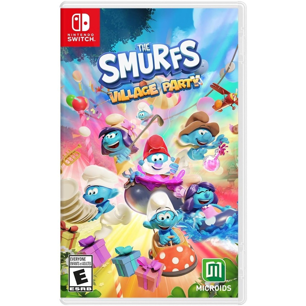The Smurf Village Party Switch Midia Fisica em Oferta na Shopee
