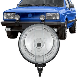 Farol Auxiliar Milha Longo Alcance Redondo Gol Gt Gti Escort Vidro Liso em Oferta na Shopee