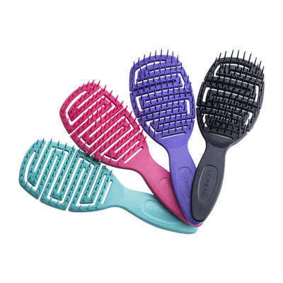 Escova De Cabelo Maya Dompel Anti Frizz e Anti Estática Flexível Cores em Oferta na Shopee