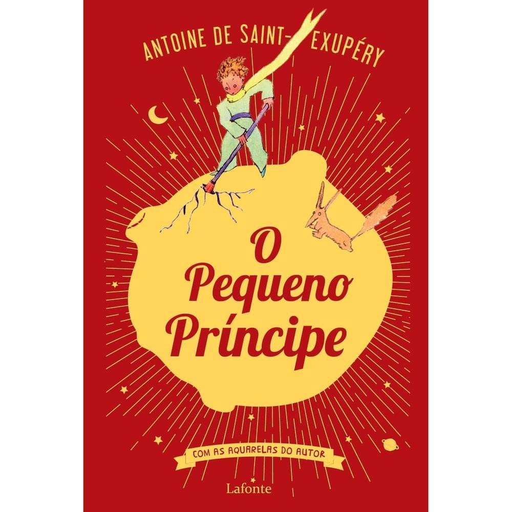 Livro  O Pequeno Príncipe - Capa Vermelha Holográfica por ANTOINE DE SAINT-EXUPERY Editora GRUPO ESC