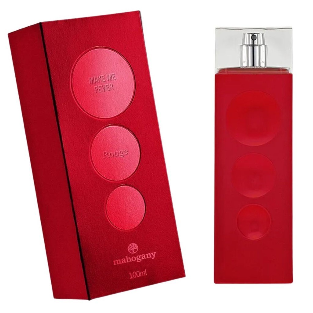 Mahogany Fragrância Make Me Fever Rouge - 100 Ml em Oferta na Shopee