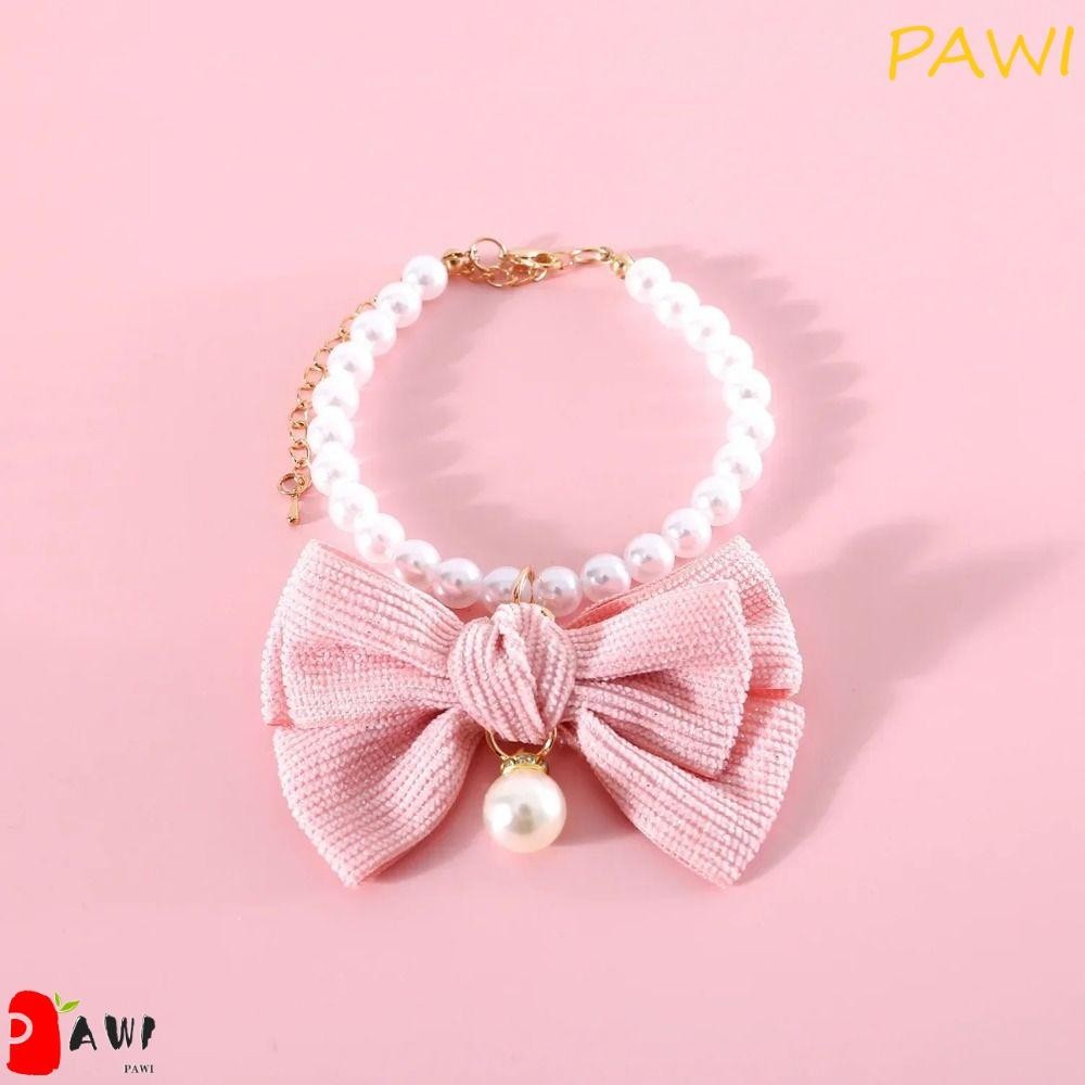 PAWI Coleira Pet , Colar Fofo Ajustável Para Suprimentos Pérolas Anti-Arrombamento Com De Gato Sino Cachorro em Oferta na Shopee