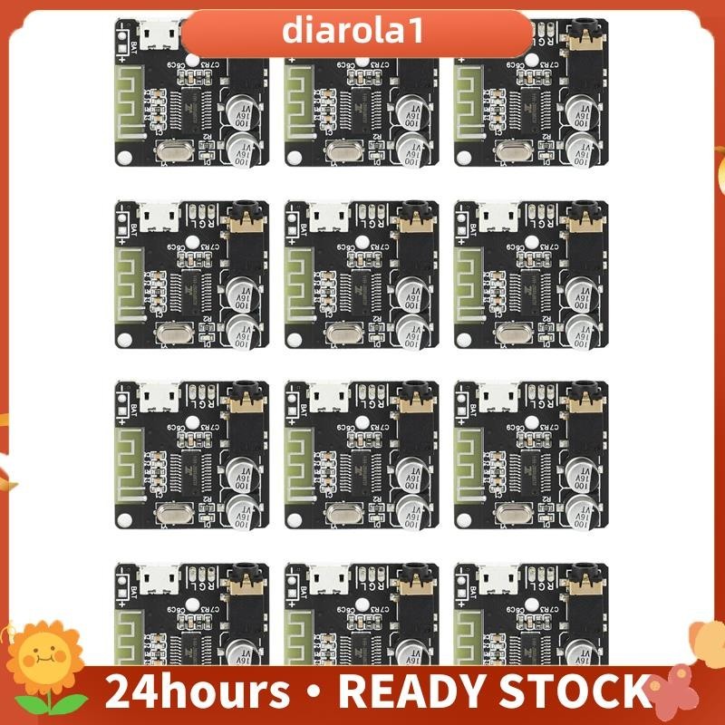 12Pcs VHM-314 V . 20 Placa Receptor De Áudio Bluetooth 5.0 MP3 Decodificadora Sem Perdas Com Carregamento De Bateria De Lítio