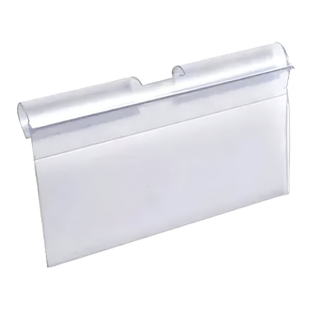 Kit 100 Porta Etiquetas de Preço 5cm em PVC Para Gancho Geladeira em Oferta na Shopee