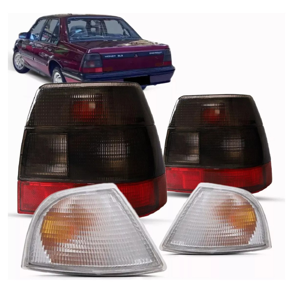 Kit Lanterna Fumê E Pisca Monza 1991 1992 1993 1994  A 96 Tubarão Cibié