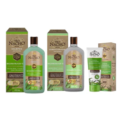 Shampoo + Condicionador + Leave-in Reconstrutor Total Tio Nacho