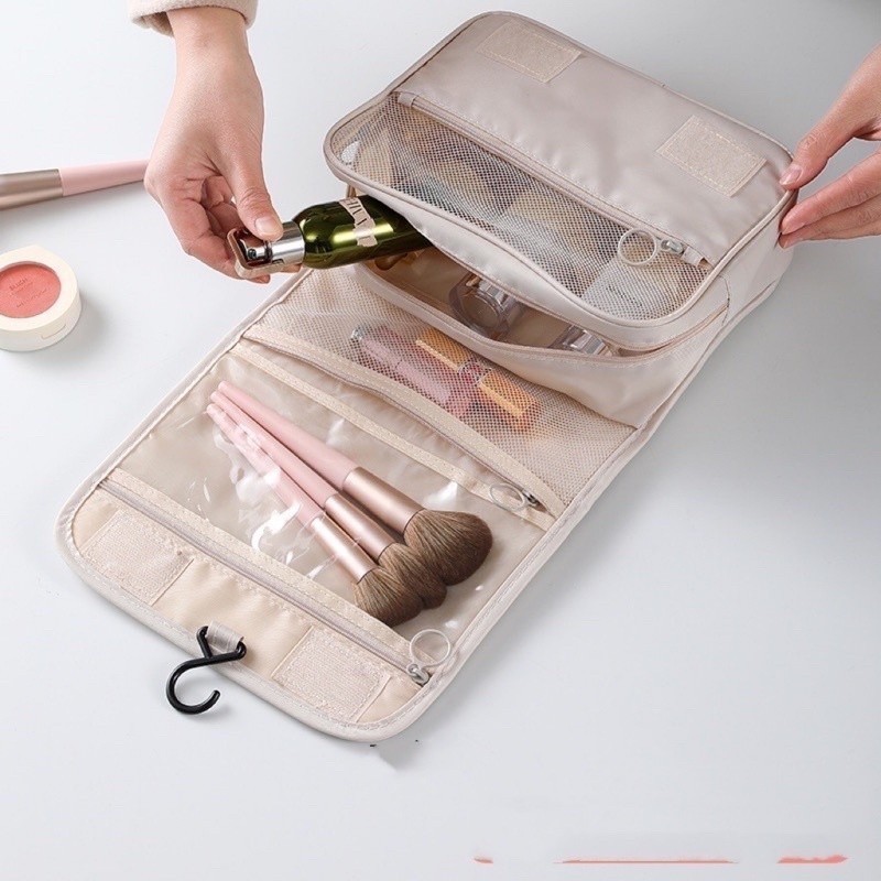 Bolsa Organizadora com Compartimentos para Cosméticos e Acessórios Multifuncional Ideal para Viagem