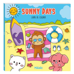 Livro Para Colorir Comfy Sunny Days Magic - 1 Unidade