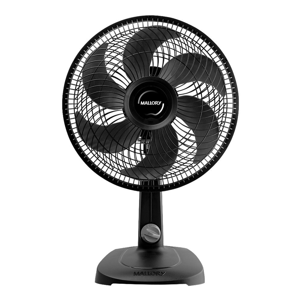 Ventilador Mesa Mallory Compact 30cm com 3 Velocidades Preto em Oferta na Shopee