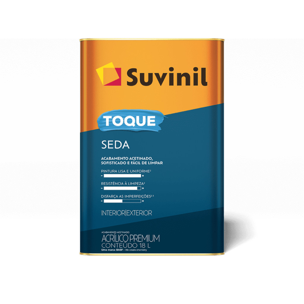 TINTA TOQUE SEDA BRANCO 18L ACETINADO SUVINIL em Oferta na Shopee