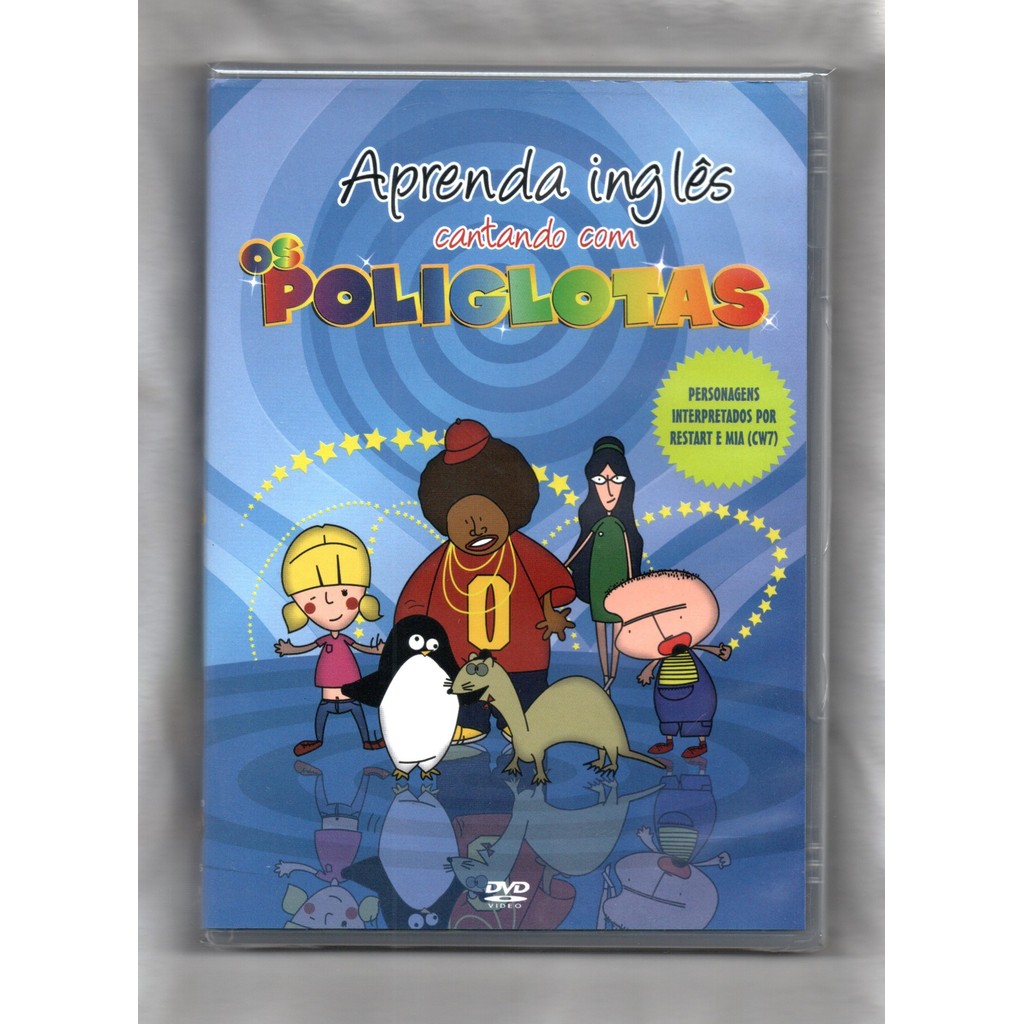 Aprenda Inglês Cantando Com Os Poliglotas DVD