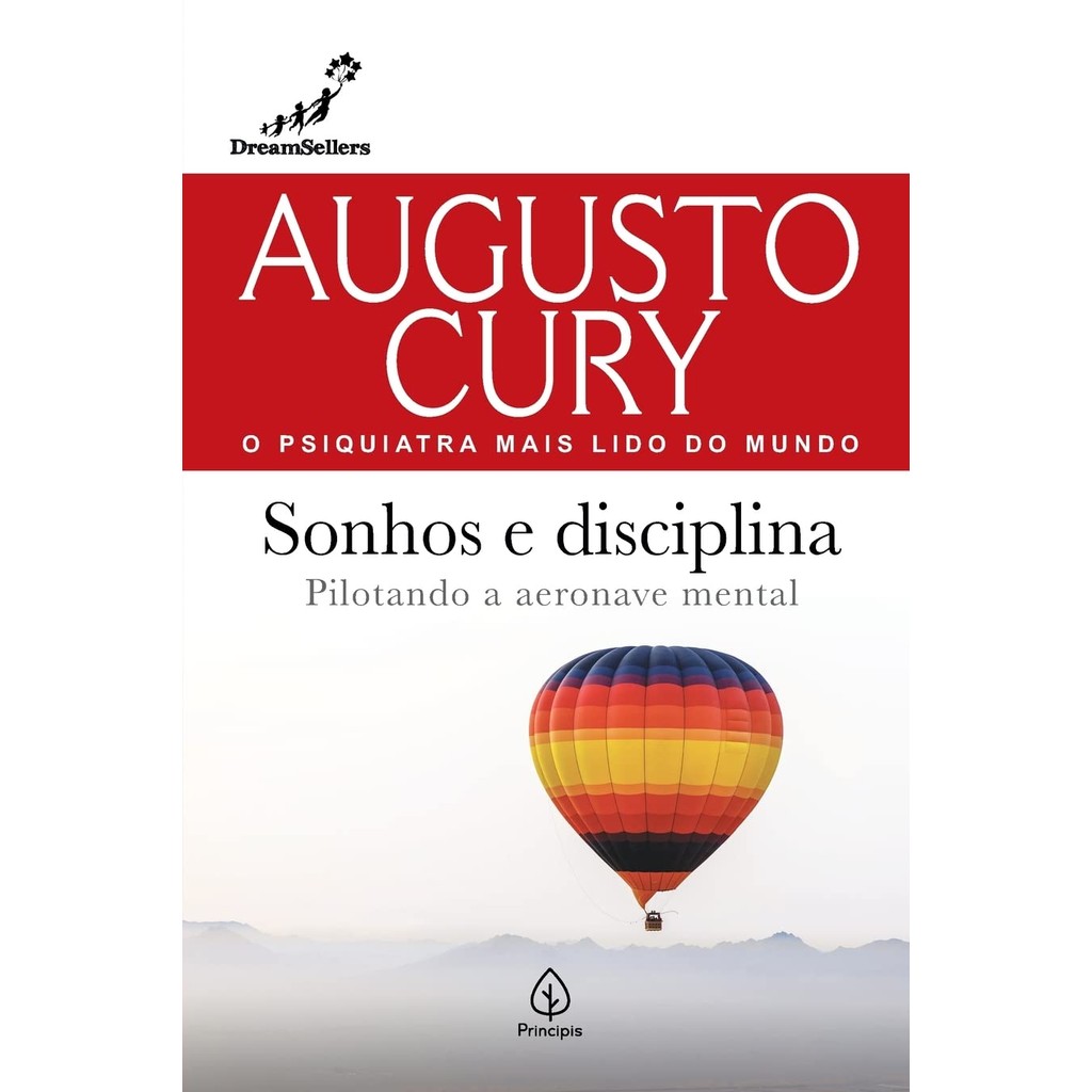 Sonhos e disciplina: Pilotando a aeronave mental | Augusto Cury em Oferta na Shopee