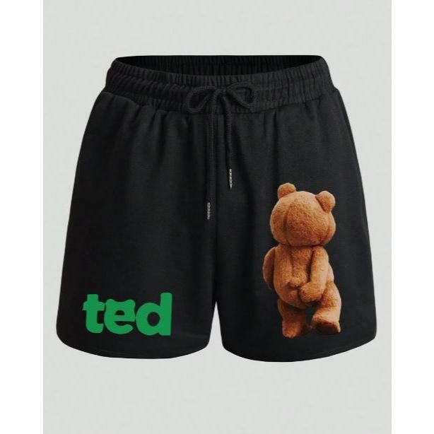 Short Bermuda Moletom TED Musculação Algodão Casual Treino Academia GaelShop