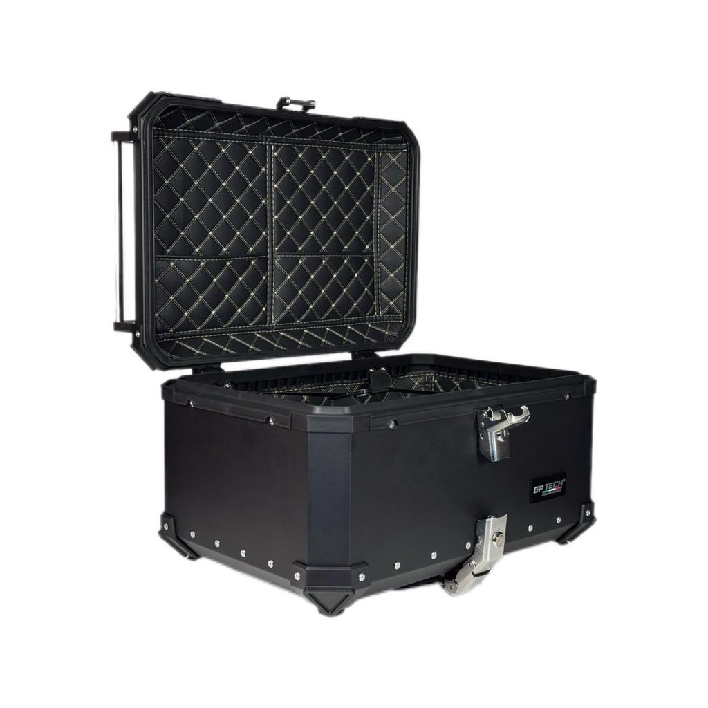 BAU GP TECH TRASEIRO ALUMINIO PRETO M65 LITROS