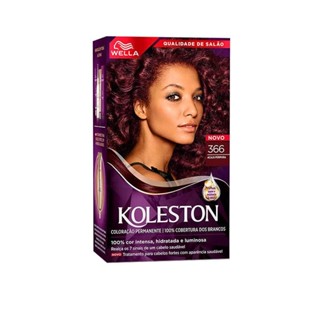Tinta de Cabelo Koleston Acaju Púrpura 366 em Oferta na Shopee