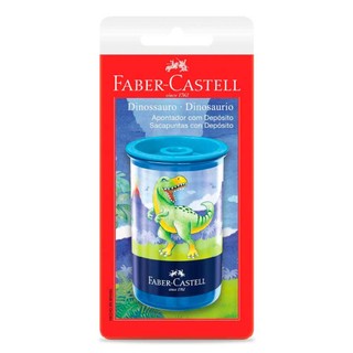Apontador com Deposito Dinossauro Faber Castell em Oferta na Shopee